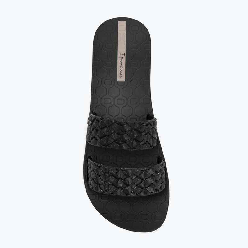 Ipanema women's flip-flops Renda II black/glitter black 5