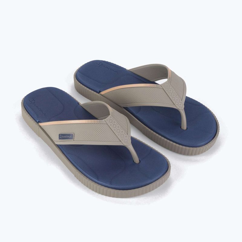 Men's Ipanema Vintage flip flops grey / grey / blue 8
