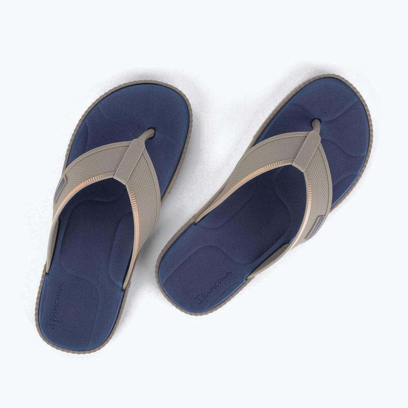 Men's Ipanema Vintage flip flops grey / grey / blue 9