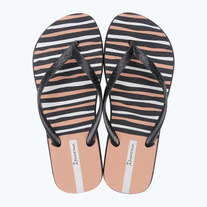 Ipanema Classic Happy XII black/black/pink women's flip flops 9