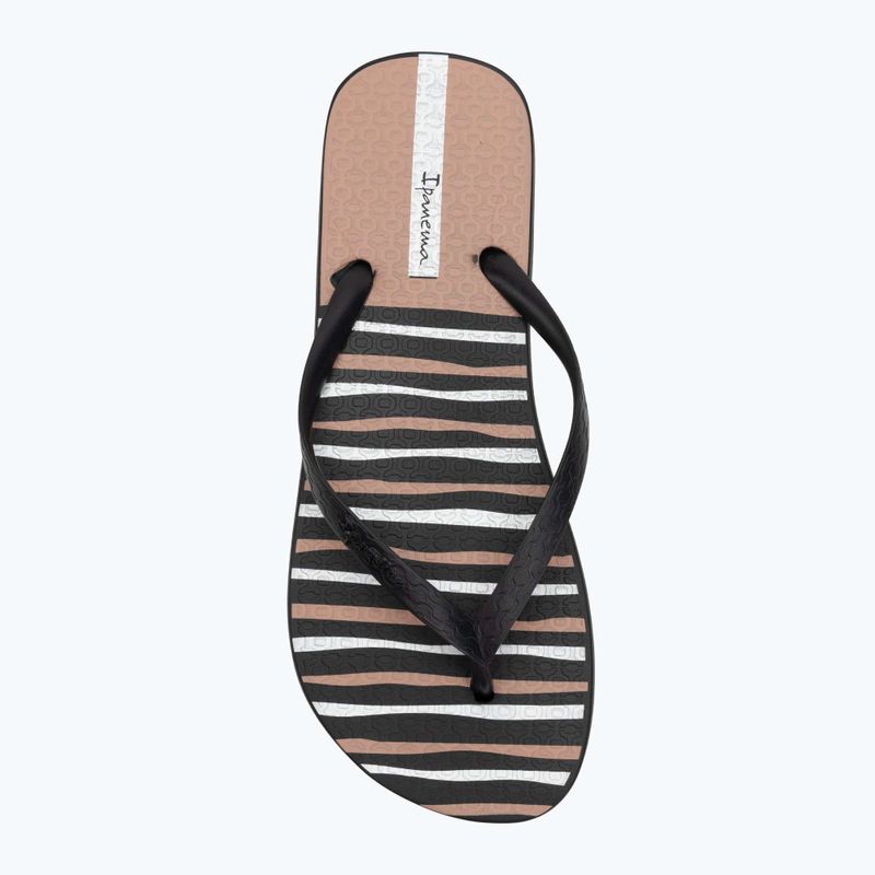 Ipanema Classic Happy XII black/black/pink women's flip flops 5