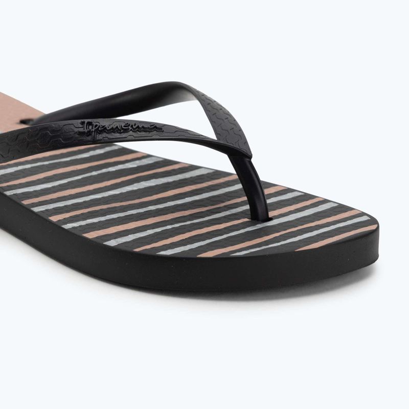 Ipanema Classic Happy XII black/black/pink women's flip flops 7