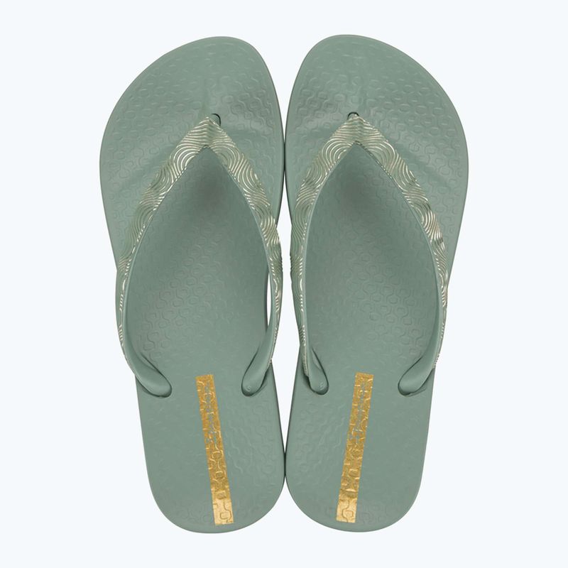 Women's Ipanema Mesh IX flip flops green/green/copper 2
