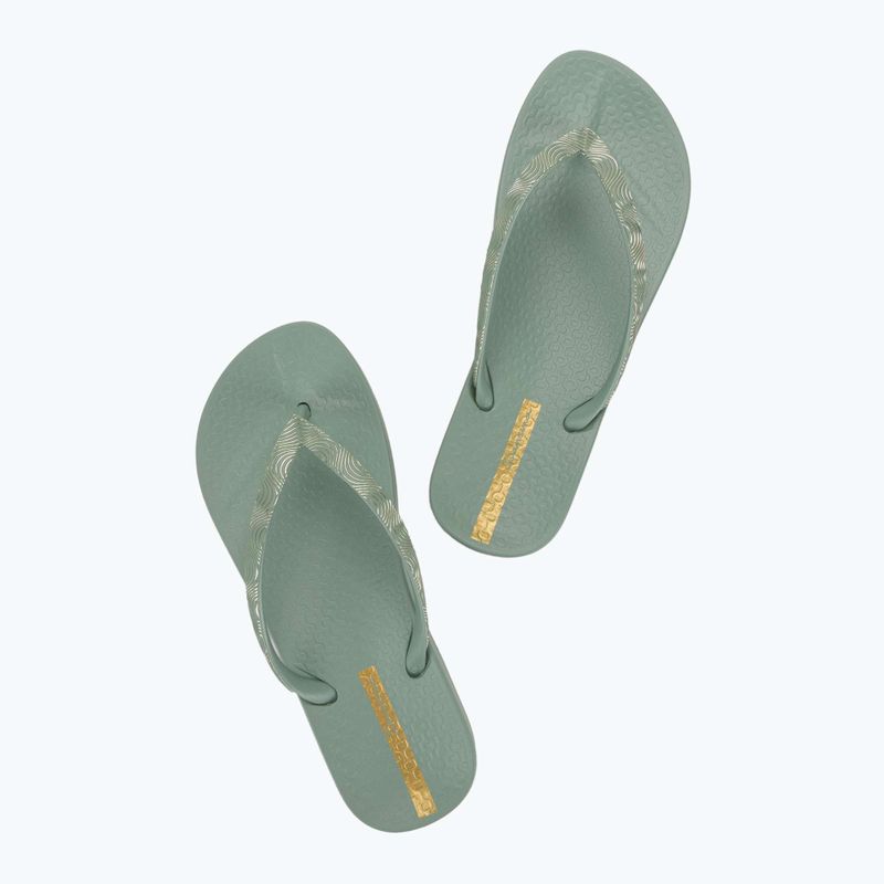 Women's Ipanema Mesh IX flip flops green/green/copper 3