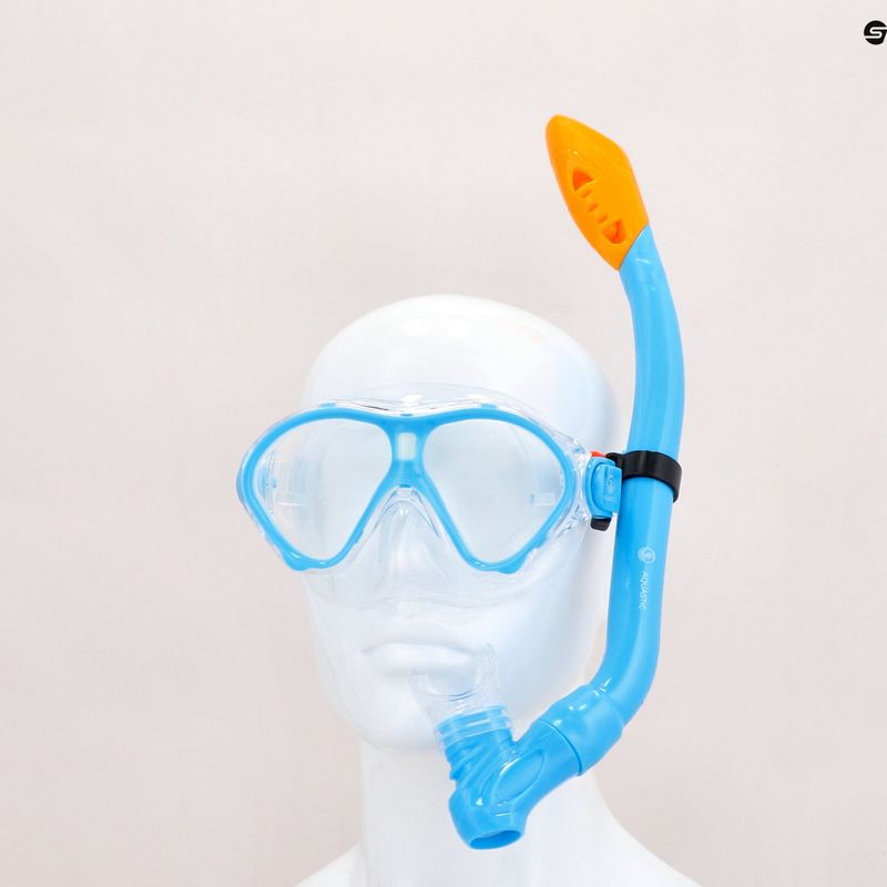Children's AQUASTIC Snorkelling set blue MSFK-01SN 25