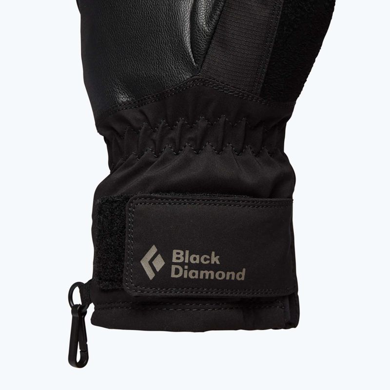 Black Diamond Mission black trekking gloves 2