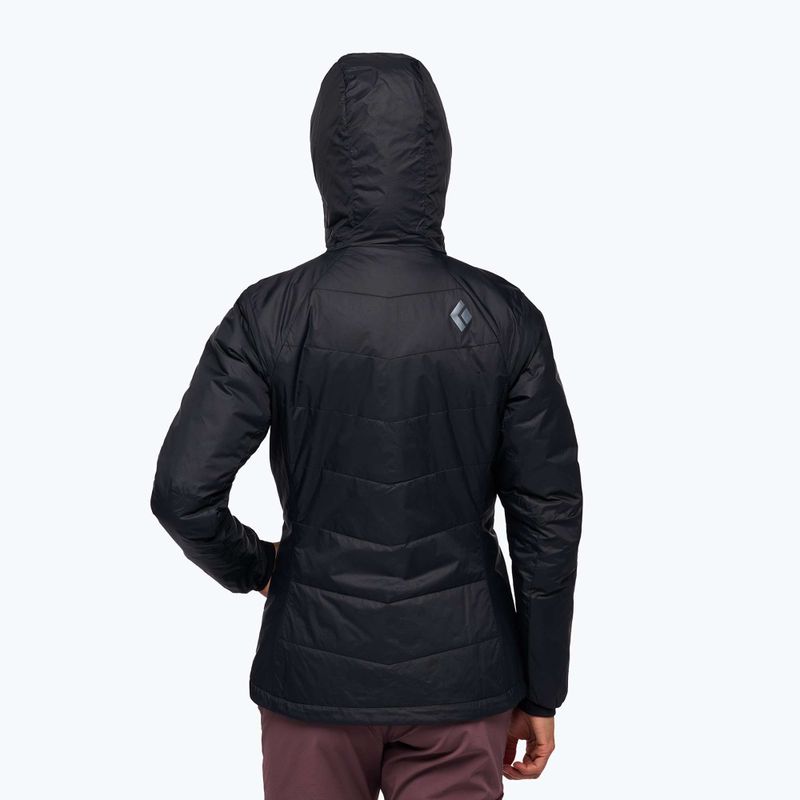 Women's insulated jacket Black Diamond Solution 2.0 Hoody black 2
