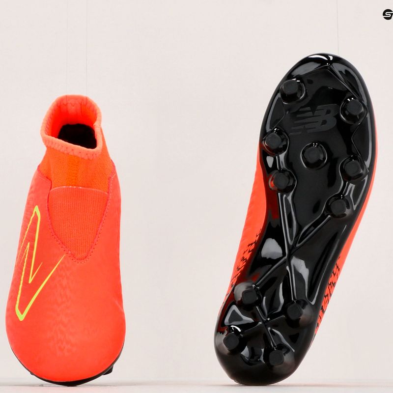Children's football boots New Balance Tekela V4 Magique FG JR neon dragonfly 17
