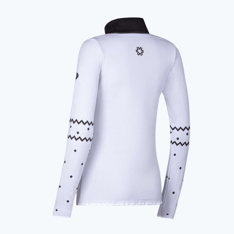 Women's thermal sweatshirt Newland Groenlandia Half Zip white/black 6
