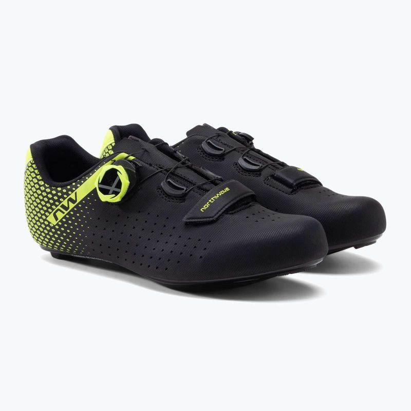 Northwave Core Plus 2 men's road shoes black/yellow 80211012 5