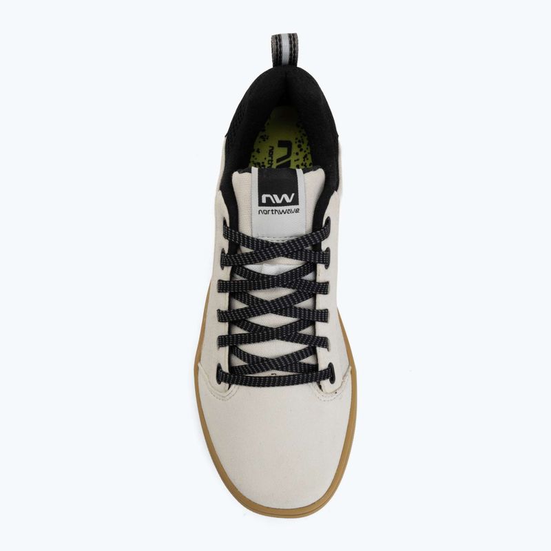 Men's cycling platform shoes Northwave Tailwhip off white 5