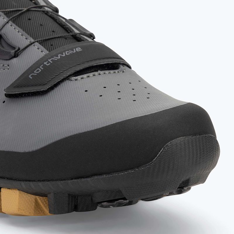 Men's MTB cycling shoes Northwave Hammer Plus dark grey/honey 7