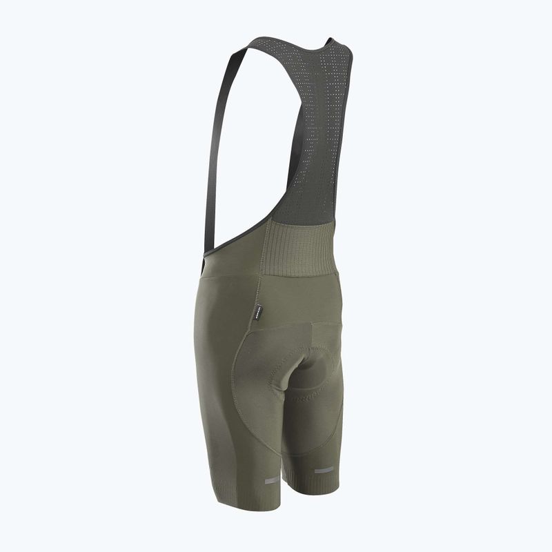 Men's cycling shorts Northwave Fast Bibshort forest green 2