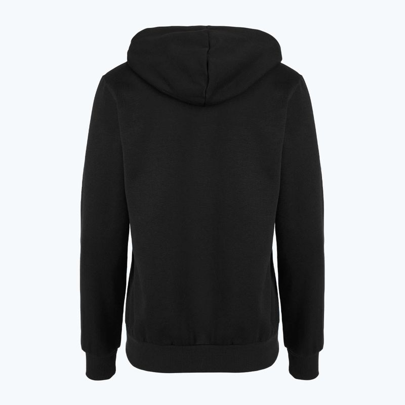 Men's sweatshirt EA7 Emporio Armani Train Visibility Hoodie black / gold 2
