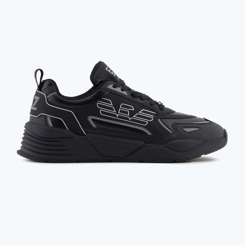 Shoes EA7 Emporio Armani Ace Runner Special triple black / silver 8