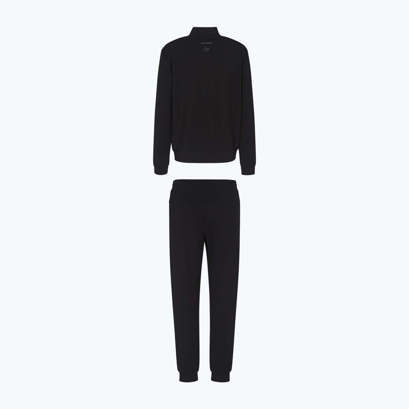 Men's tracksuit EA7 Emporio Armani Natural Ventus7 T-Suit T-Top Fz black 2