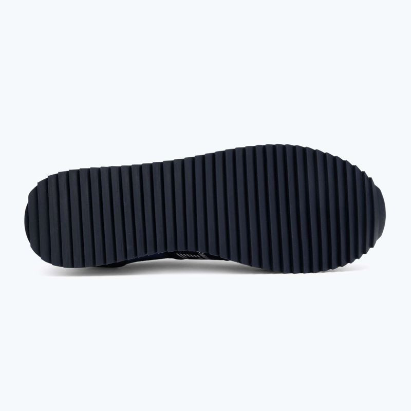 Shoes EA7 Emporio Armani Black & White Suede sky captain / deep cobal / mineral 4