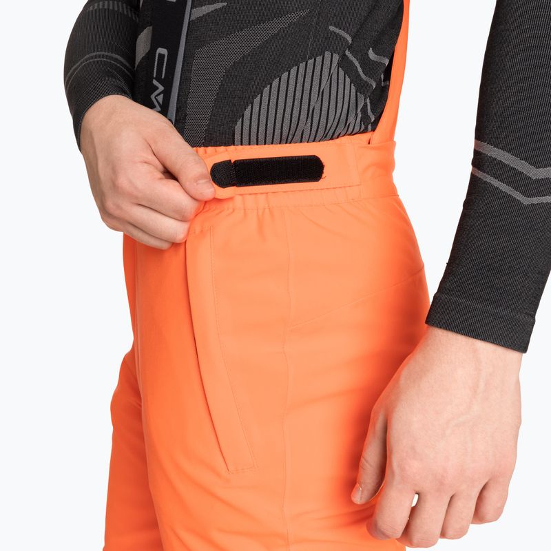 Men's ski trousers CMP 3W17397N fanta fluo 4