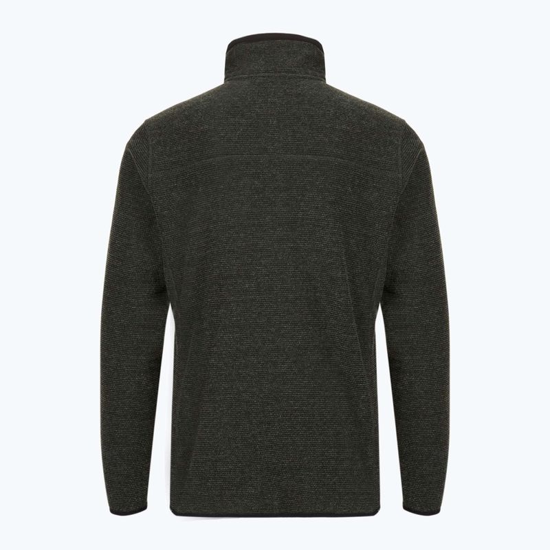 Men's fleece sweatshirt CMP 35H3907 Melange Knitted forest melange/nero/ferrari 2