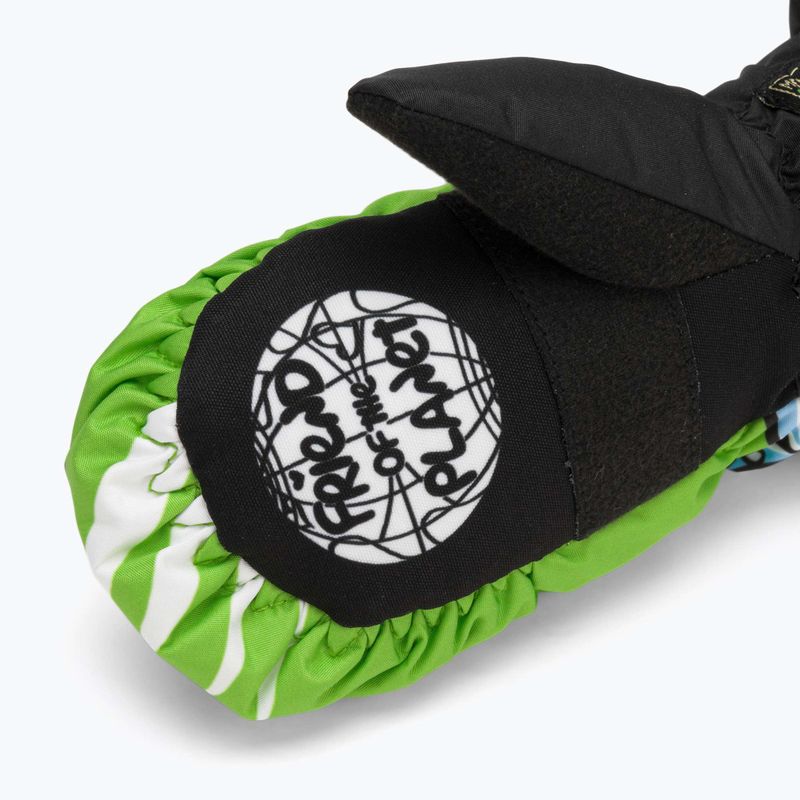 Level Animal children's ski gloves lime 4