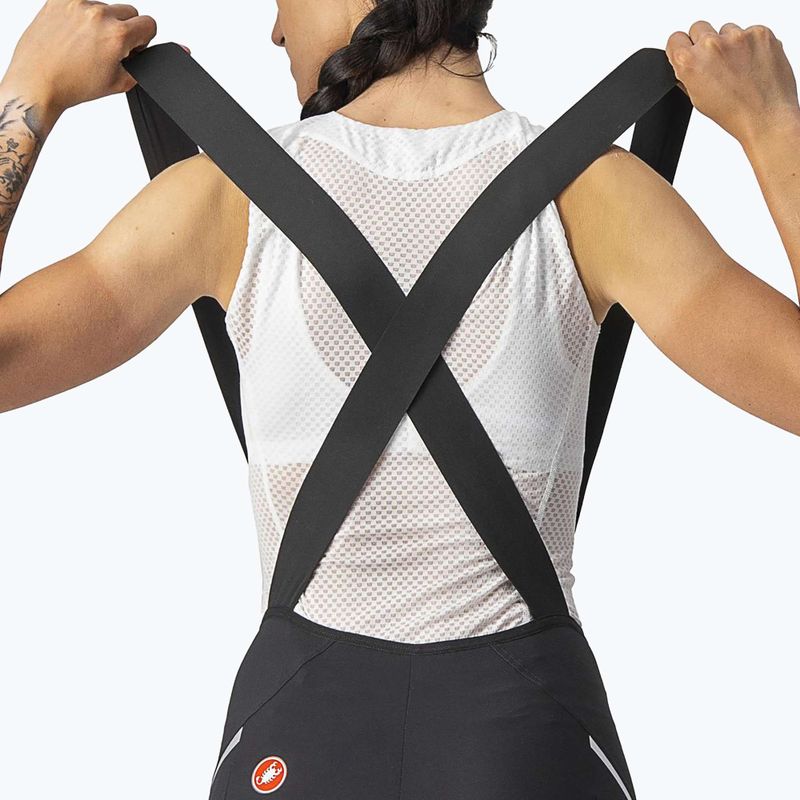 Women's cycling shorts Castelli Velocissima 3 black/ silver 7