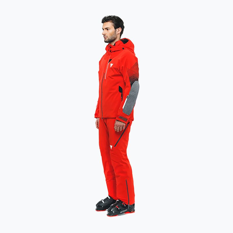 Men's ski jacket Dainese Hp Diamond II S+ fire red 4
