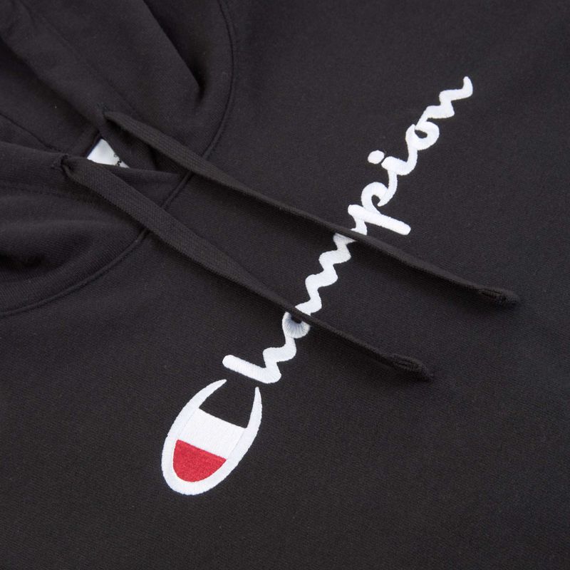 Women's sweatshirt Champion 118097 Sweatshirt Hooded black 3