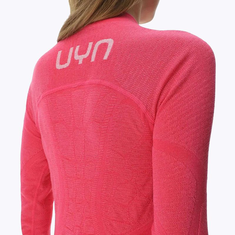 Women's thermal active sweatshirt UYN Elevation Biomorph LS Turtle Neck pink yarrow 6