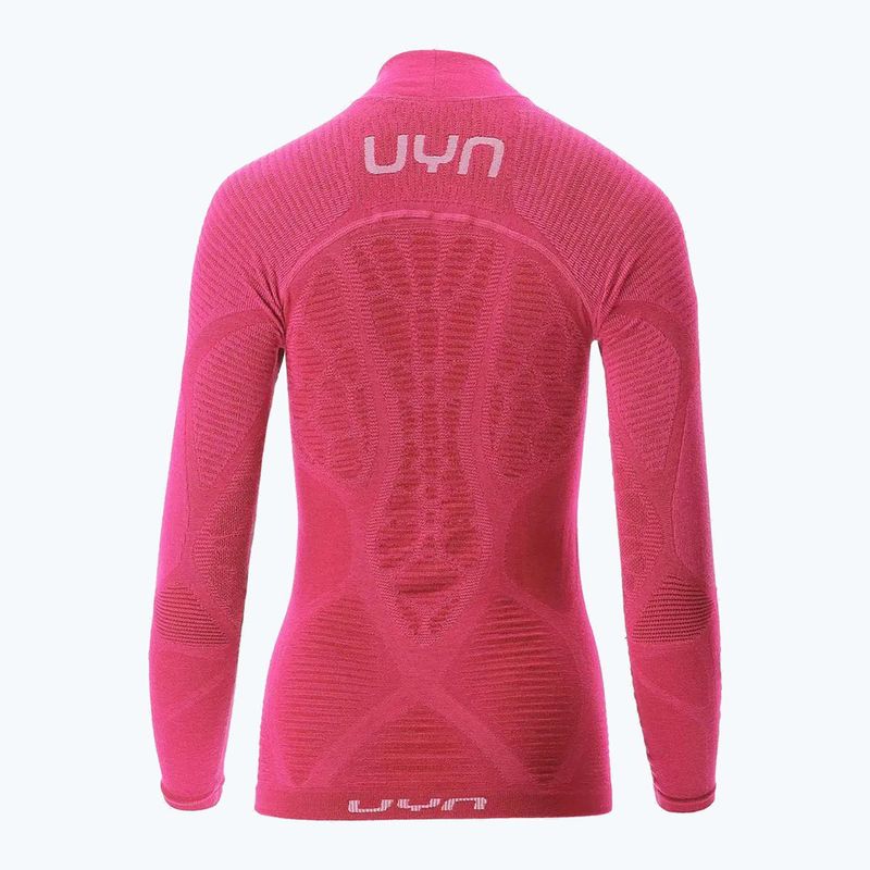 Women's thermal active sweatshirt UYN Elevation Biomorph LS Turtle Neck pink yarrow 8