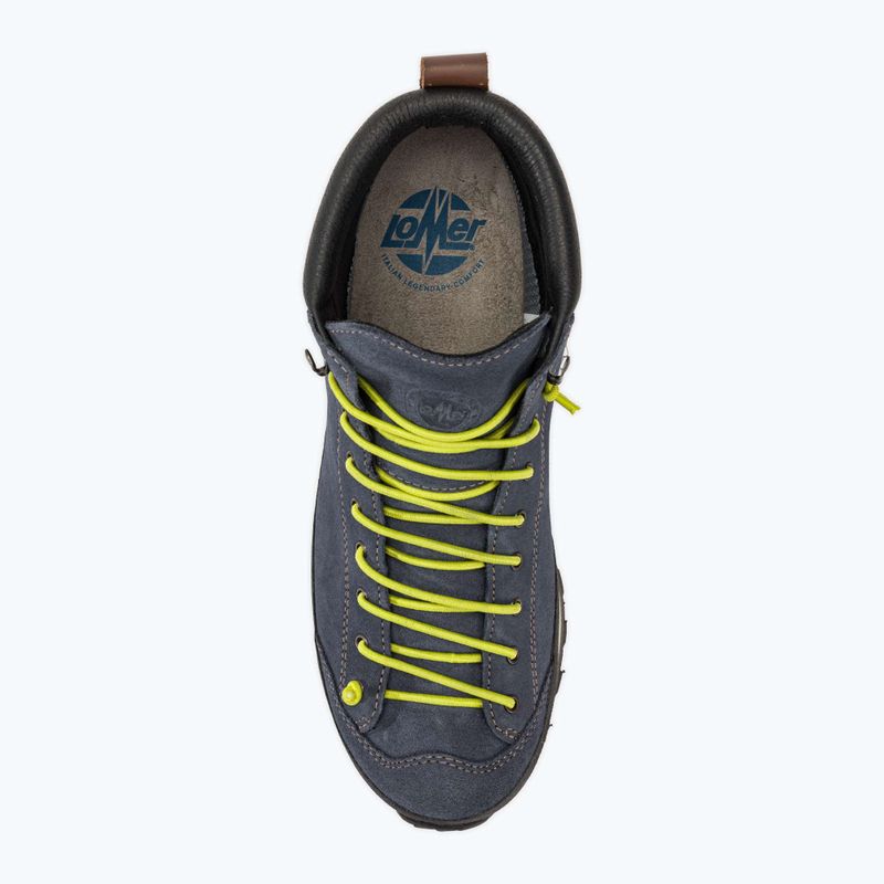 Men's hiking boots Lomer Bio Naturale Mid Mtx Suede flag/lime 5