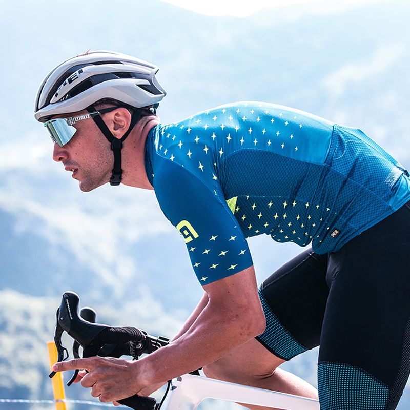 Men's Alé Stars cycling jersey blue/yellow L21091462 6