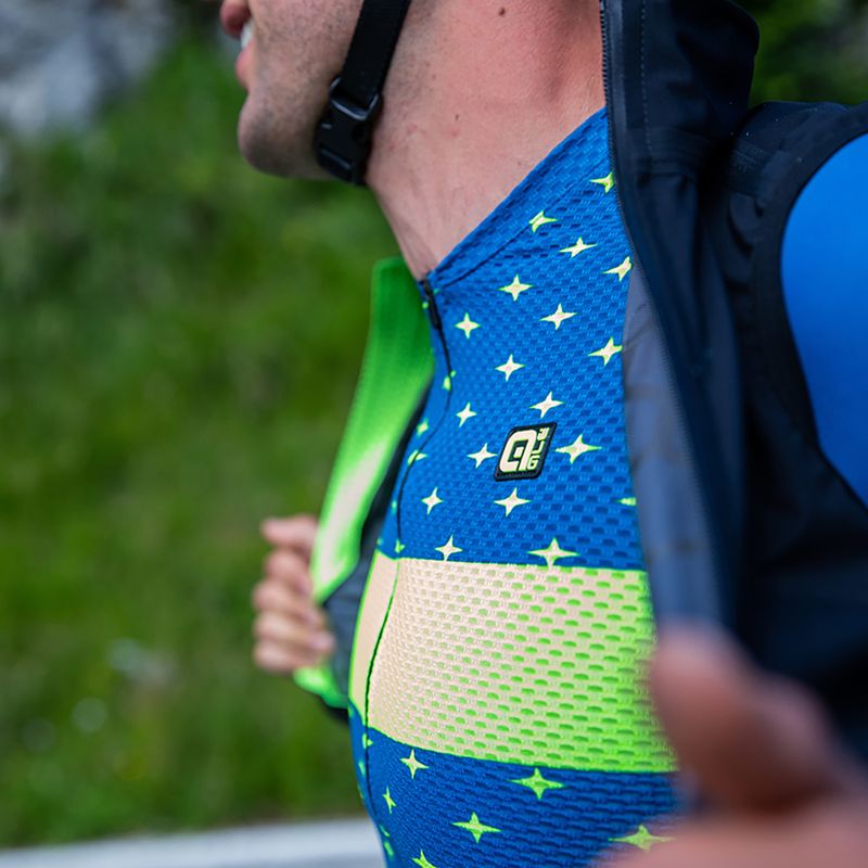 Men's Alé Stars cycling jersey blue/yellow L21091462 7