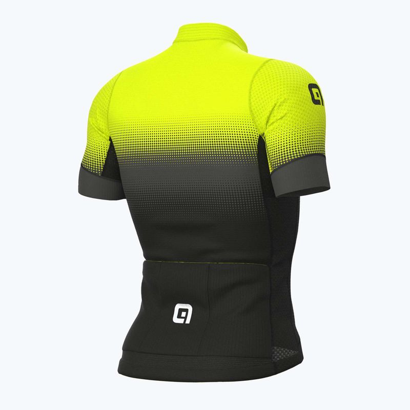 Men's Alé Gradient cycling jersey black/yellow L22144460 7