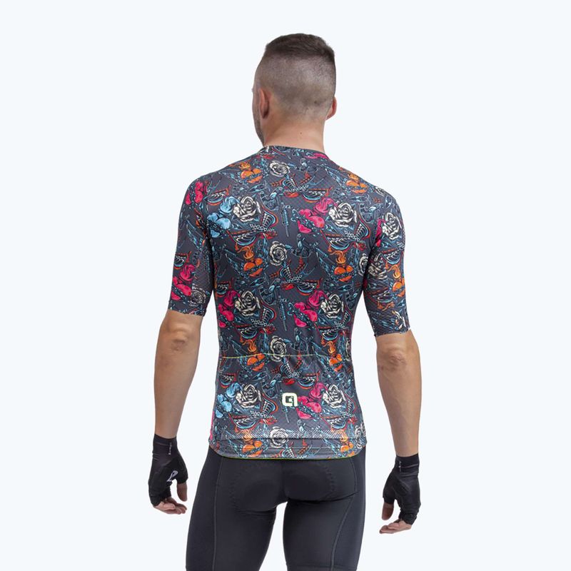 Men's Alé Tattoo grey cycling jersey L22111403 2