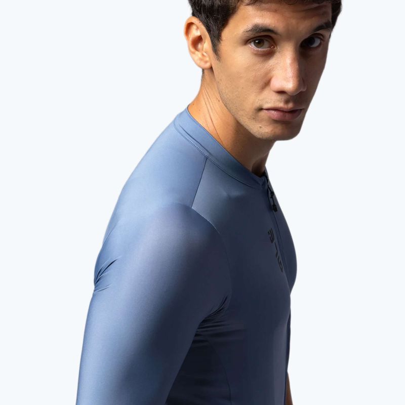 Men's cycling jersey Alé Color Block steel blue 4