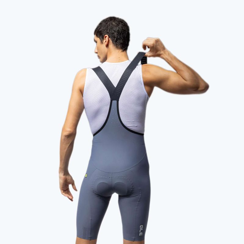 Men's cycling shorts Alé Go Bibshorts steel 2