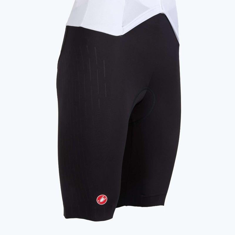 Women's cycling suit Castelli Free Sanremo 3 SS W white/black 5