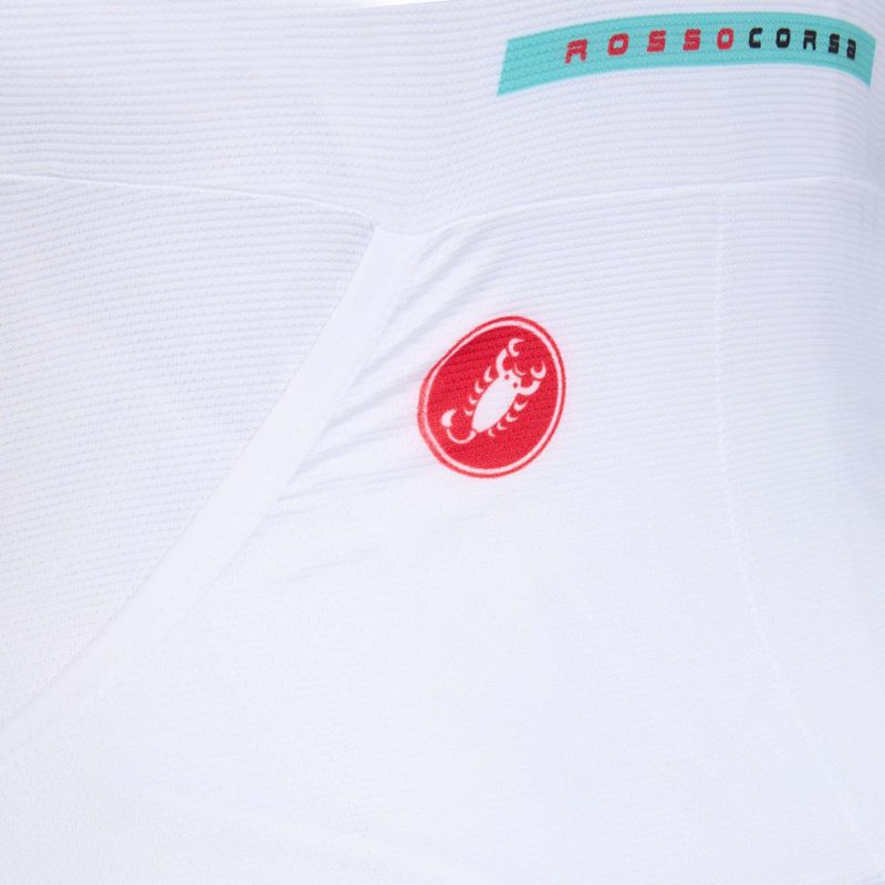 Women's cycling suit Castelli Free Sanremo 3 SS W white/black 6