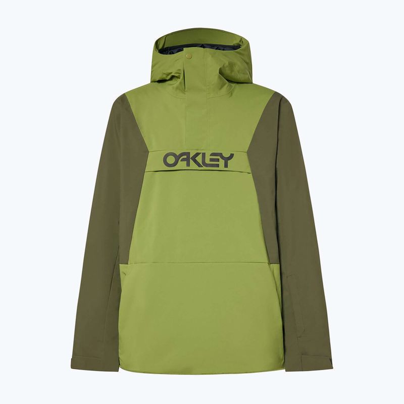 Men's Oakley TNP TBT Insulated Anorak snowboard jacket new dark brush/fern 5