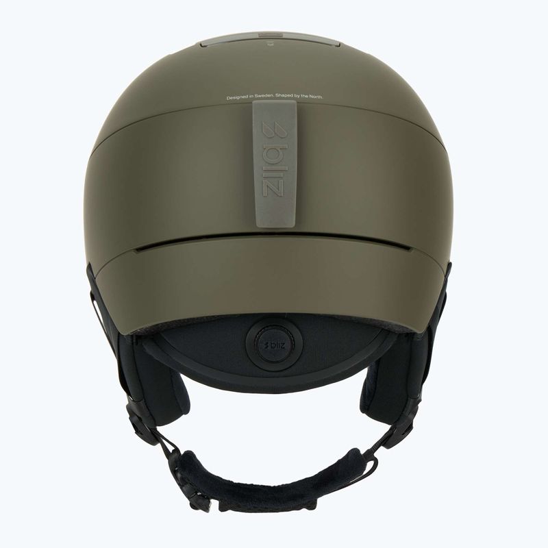 Ski helmet Bliz S002 matte camo green 4