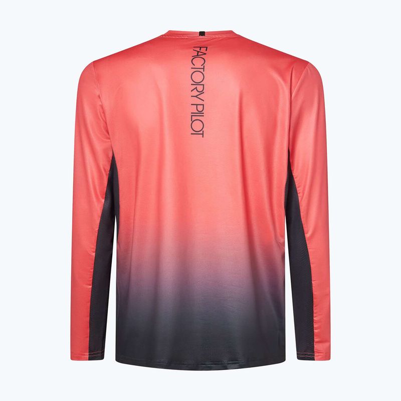 Men's cycling longsleeve Oakley Maven Coast 2.0 gradient paloma/black 2