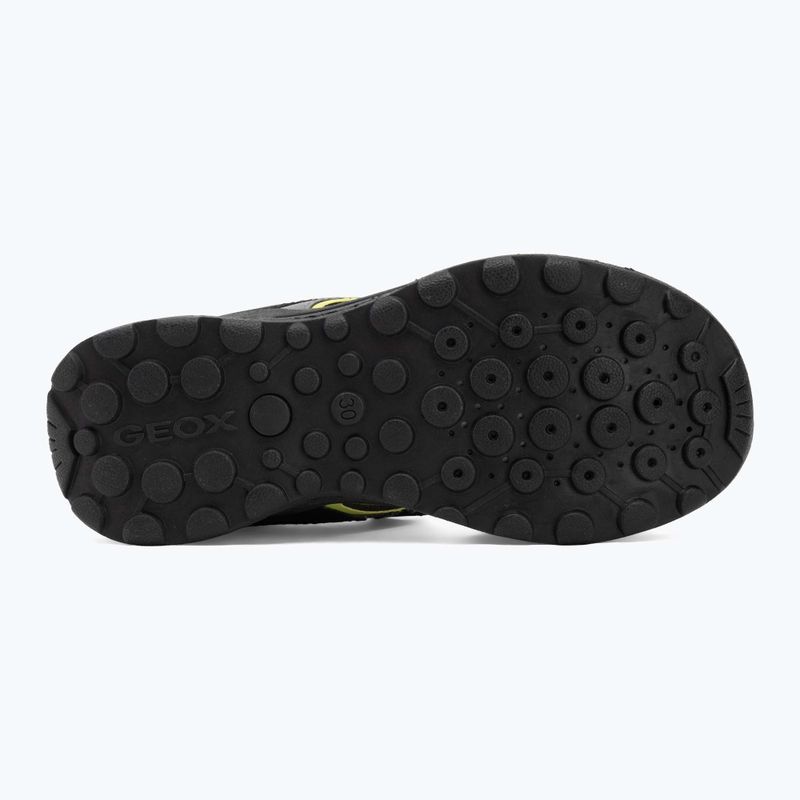 Children's sandals Geox Vaniett black/light green 4