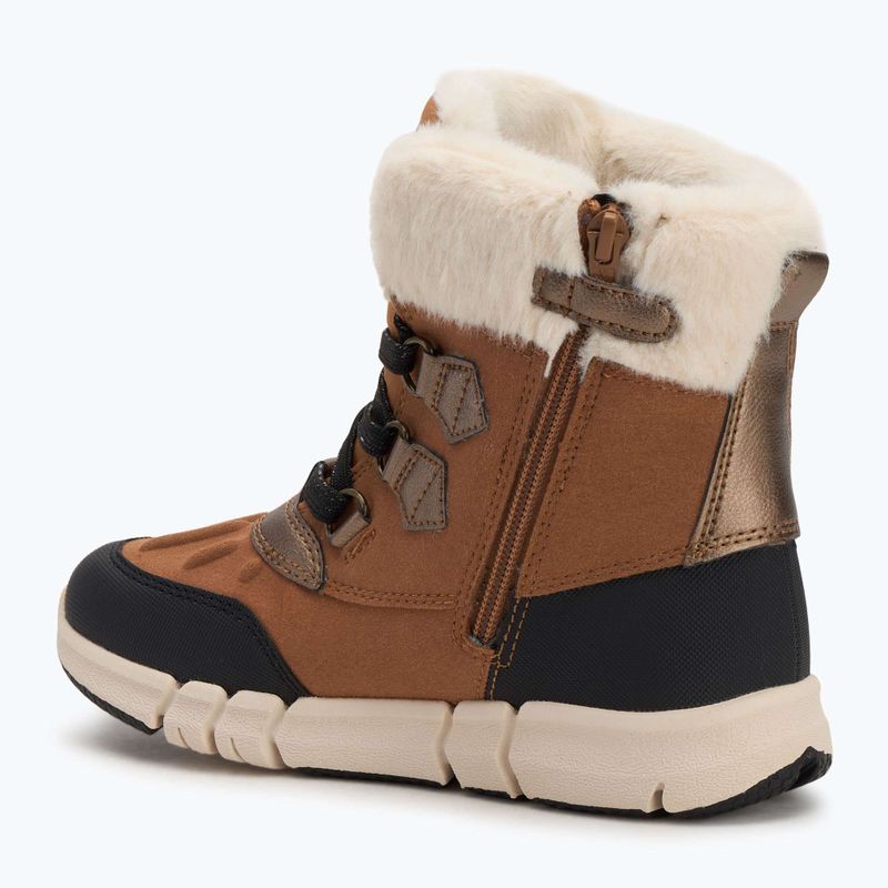 Geox Flexyper ABX whisky / black children's snow boots 3