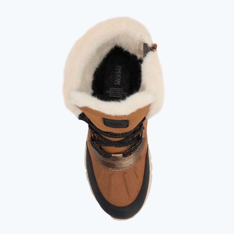 Geox Flexyper ABX whisky / black children's snow boots 5