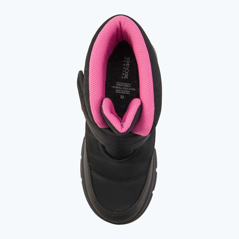 Geox Willaboom ABX children's snow boots black / fuchsia 5
