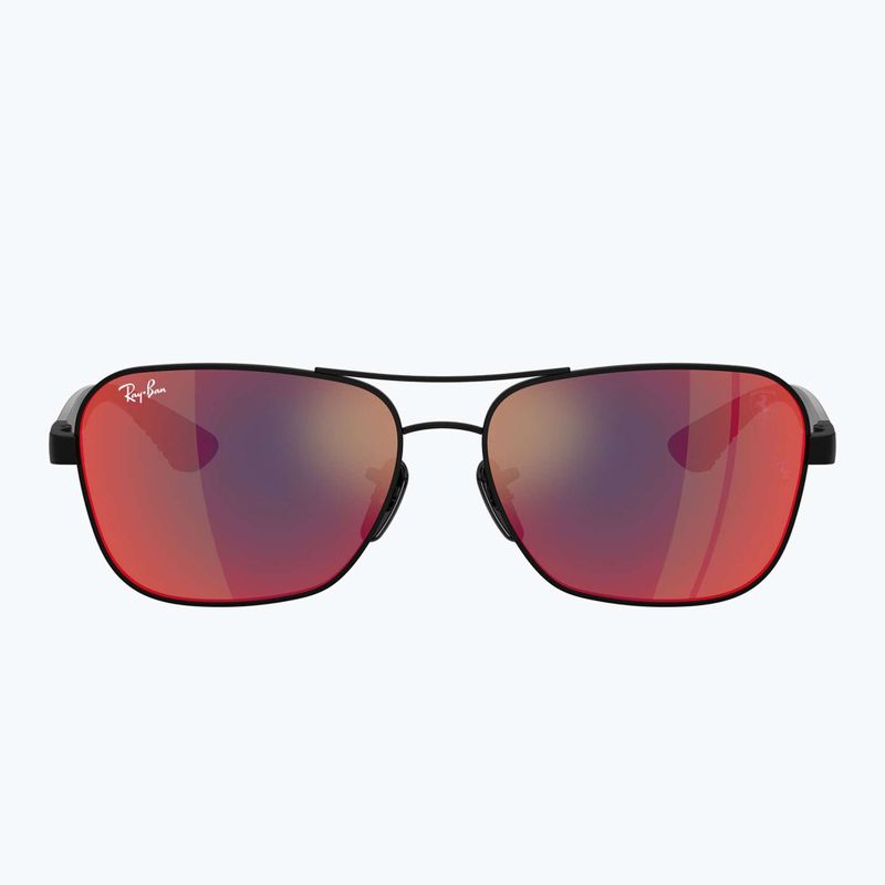 Sunglasses Ray-Ban Rb8336M Scuderia matt black/dark grey mirror blue/red 2