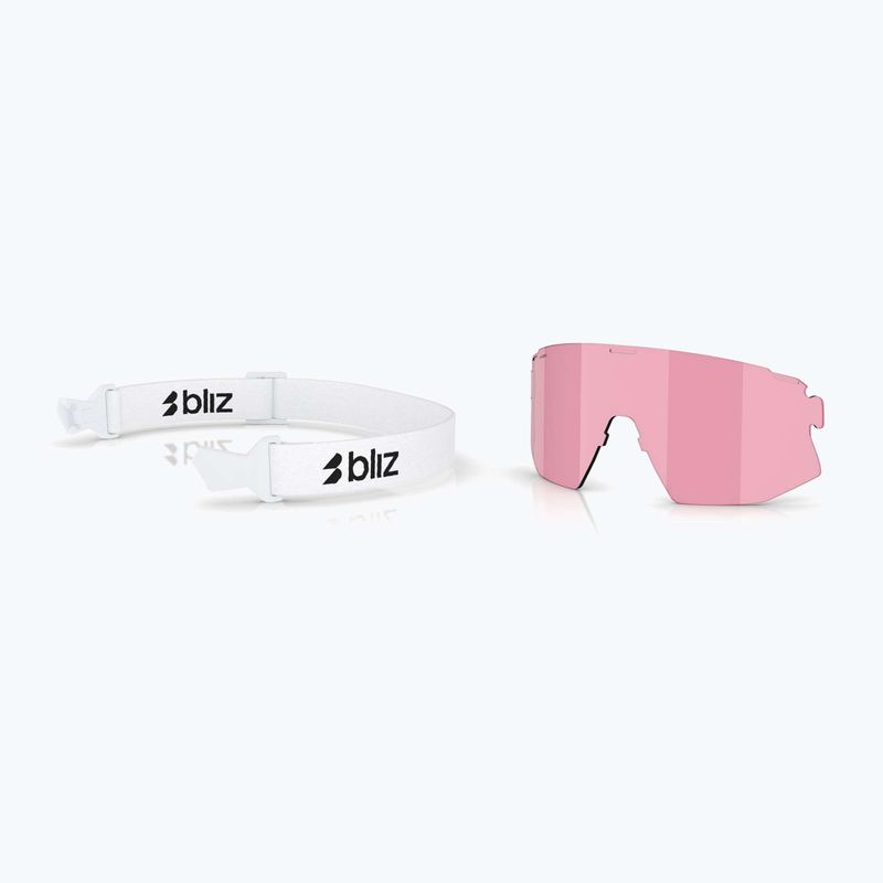 Sunglasses Bliz Breeze matte white/smoke blue multi/pink 6