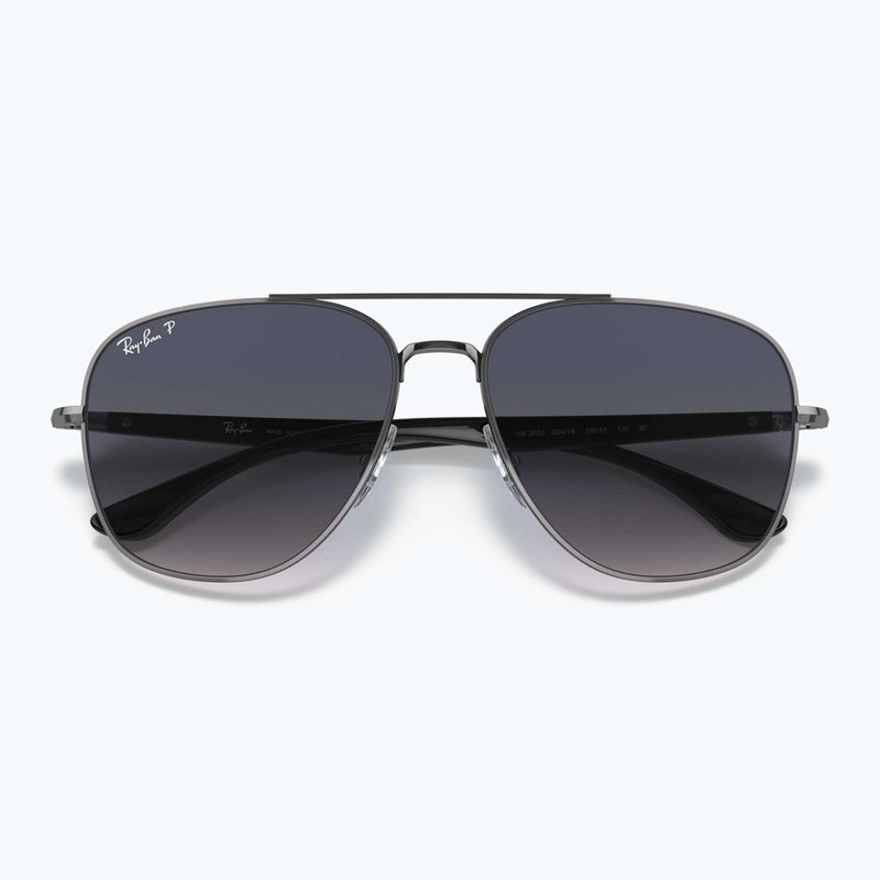 Sunglasses Ray-Ban RB3683 brass/blue grey polarized 3
