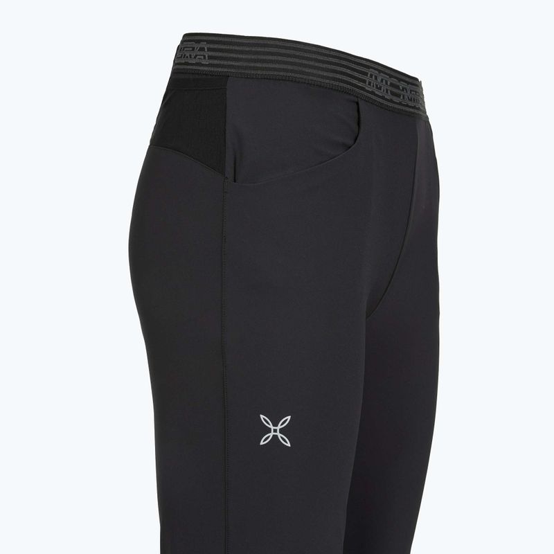 Women's trekking trousers Montura Rise anthracite/turquoise 3