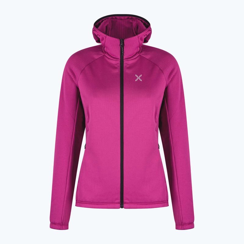Women's sweatshirt Montura Fadis Grid Hooded Maglia baton rougue 7